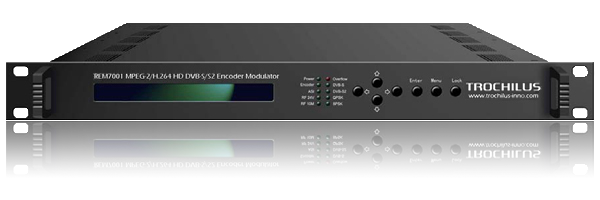 REM7001 DVB-S_S2 MPEG-2_H.264 HD Encoder Modulator